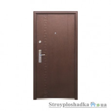 Вхідні двері Двері Оптом Нестандарт ТР-С 63, праві, 1900x860 мм, темний горіх