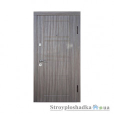 Вхідні двері ED Євродвері 809, праві, 2050x860 мм, темна модрина
