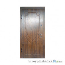 Входная дверь ED Евродверь 864, левая, 2050x860 мм, дуб темный, Vinorit