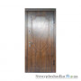 Вхідні двері ED Євродвері 864, праві, 2050x960 мм, дуб темний, Vinorit