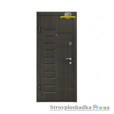 Входная дверь Министерство Дверей Портфель Бюджетный ПБ-21, левая, 2050х860 мм, венге структурный