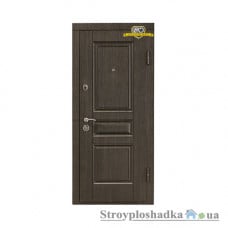Вхідні двері Міністерство Дверей Портфель Комфортний ПК-25.н, праві, 2050х860 мм, венге структурний