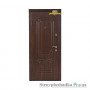 Входная дверь Министерство Дверей Портфель Оптимальный ПО-01, левая, 2050х960 мм, коньячный орех