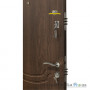 Входная дверь Министерство Дверей Портфель Оптимальный ПО-01.в, левая, 2050х960 мм, вишня дымчатая, Vinorit