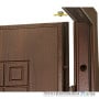 Входная дверь Министерство Дверей Портфель Оптимальный ПО-02, левая, 2050х960 мм, орех белоцерковский