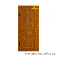Входная дверь Министерство Дверей Портфель Оптимальный ПО-08, левая, 2050х860 мм, дуб золотой