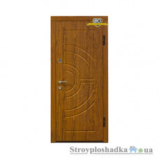 Вхідні двері Міністерство Дверей Портфель Оптимальний ПО-08, праві, 2050х860 мм, дуб золотий