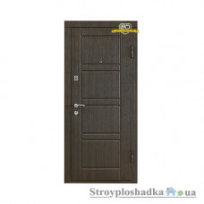 Входная дверь Министерство Дверей Портфель Оптимальный ПО-09, правая, 2050х860 мм, венге структурный/дуб беленый