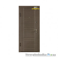 Вхідні двері Міністерство Дверей Портфель Оптимальний ПО-29, ліві, 2050х860 мм, венге сірий горизонтальний