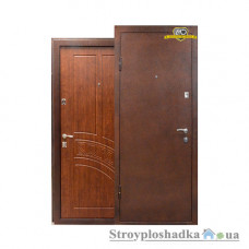 Входная дверь Министерство Дверей Портфель Универсальный ПУ-55, левая, 2050х860 мм, орех темный