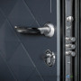 Вхідні двері Міністерство Дверей, П-3K-112 V, права, 2050x960, антрацит 3D Vinorit