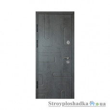 Вхідні двері Міністерство Дверей, П-3K-52, ліва, 2050x860, бетон темний