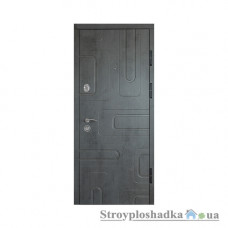 Вхідні двері Міністерство Дверей, П-3K-52, права, 2050x860, бетон темний