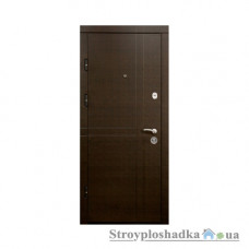 Входная дверь Министерство Дверей, ПК-180/161, левая, 2050x860, венге горизонт темный/царга белая текстура