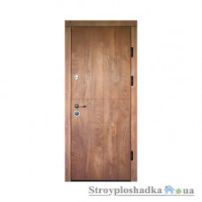 Вхідні двері Міністерство Дверей, ПК-185, права, 2050x860, коньячний/медовий