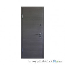 Вхідні двері Міністерство Дверей, ПО-3K-168, ліва, 2050x860, венге сірий