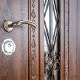 Вхідні двері Міністерство Дверей, ПВ-139 V, ліва, 2050x860, дуб темний Vinorit (Патина)