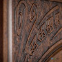 Вхідні двері подвійні Міністерство Дверей, ПВ-191 V, права, 2050x1200, дуб темний Vinorit (Патина)