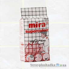 Розчин для заповнення швів від 2 до 10 мм Mira Supercolour 100, білий, 1.2 кг