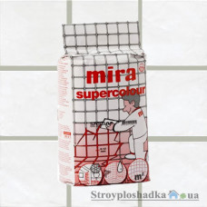 Розчин для заповнення швів від 2 до 10 мм Mira Supercolour 115, сріблясто-сірий, 1.2 кг