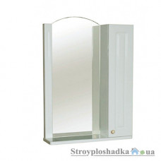 Зеркало Аква Родос Классик, с пеналом справа, без подсветки, 60 см