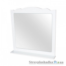 Зеркало Аква Родос Классик, с полкой, без подсветки, 80 см