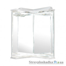Зеркало угловое Аква Родос Глория, с подсветкой, 45х45 см