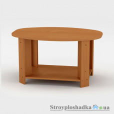 Журнальний стіл Компаніт Овал, 88.5х62.5х49.6 см, ДСП, бук