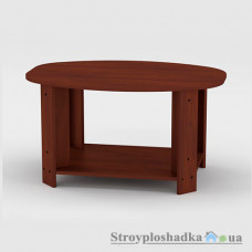 Журнальний стіл Компаніт Овал, 88.5х62.5х49.6 см, ДСП, яблуня