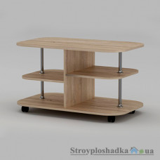 Журнальний стіл Компаніт Симфонія, 99х58х56.2 см, ДСП, дуб санома