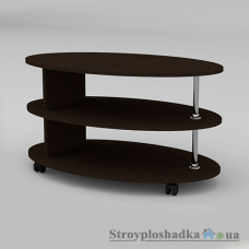Журнальний стіл Компаніт Соната, 100х60х53.2 см, ДСП, венге