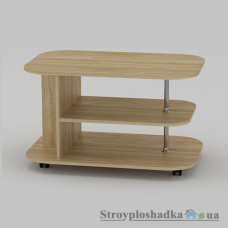Журнальний стіл Компаніт Танго, 90х58х53.2 см, ДСП, дуб санома