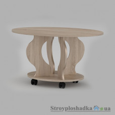 Журнальний стіл Компаніт Венеція-2, 90х59.5х48.4 см, ДСП, дуб санома