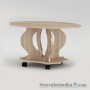 Журнальний стіл Компаніт Венеція, 90х59.5х48.4 см, ДСП, дуб санома