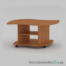 Журнальный стол Компанит Вираж, 110х60х53.6 см, ДСП, бук