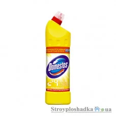 Універсальний засіб для чищення Domestos, Лимонна свіжість 24 години, 1 л