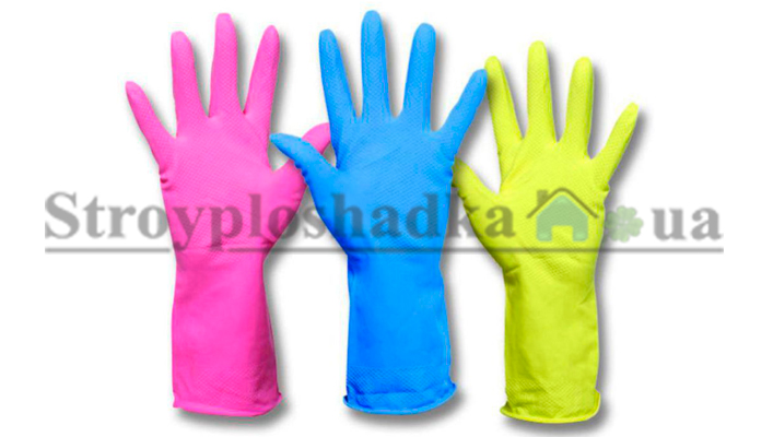 перчатки резиновые хозяйственные
